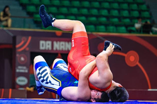 U17, U 17 Wrestling Asian Championships 110kg GR - Arystan Temergali (KAZ) df. Shinta Yoshida (JPN)