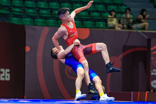 U17, U 17 Wrestling Asian Championships 51kg GR - Arsen Maksatbekovich Sharapov (KGZ) df. Rejep Jorayev (TKM)