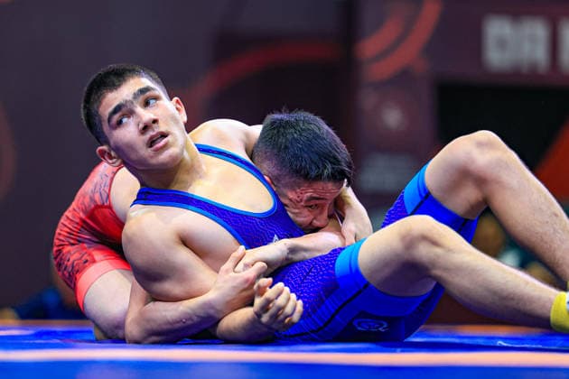U17, U 17 Wrestling Asian Championships 51kg GR - Arsen Maksatbekovich Sharapov (KGZ) df. Rejep Jorayev (TKM)