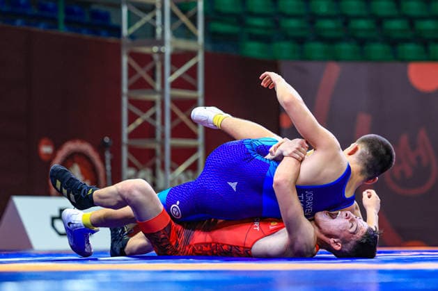 U17, U 17 Wrestling Asian Championships 51kg GR - Arsen Maksatbekovich Sharapov (KGZ) df. Rejep Jorayev (TKM)