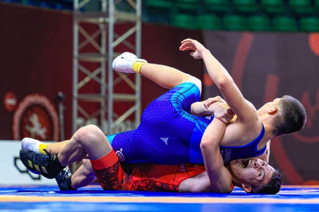 U17, U 17 Wrestling Asian Championships 51kg GR - Arsen Maksatbekovich Sharapov (KGZ) df. Rejep Jorayev (TKM)