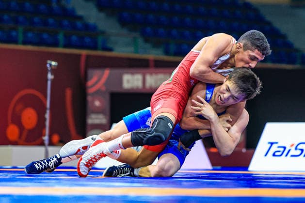 U17, U 17 Wrestling Asian Championships 51kg GR - Kuanyshbek Zhangazhol (KAZ) df. Ahmad Mohammad Badraddini (IRI)