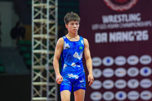 U17, U 17 Wrestling Asian Championships 51kg GR - Kuanyshbek Zhangazhol (KAZ)