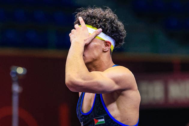 U17, U 17 Wrestling Asian Championships 55kg GR - Adam Wajeeh J Abu Fare (JOR)