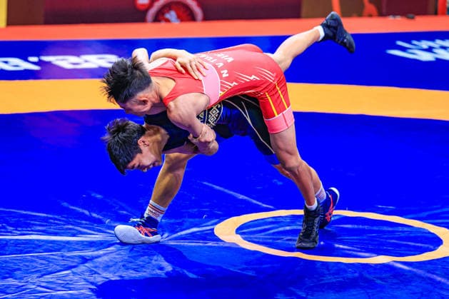 U17, U 17 Wrestling Asian Championships 55kg GR - Diyar Amanali (KAZ) df. Van Tuan Nguyen (VIE)