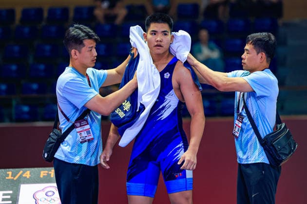 U17, U 17 Wrestling Asian Championships 92kg GR - Cheng En Wu (TPE)