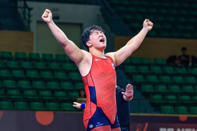 U17, U 17 Wrestling Asian Championships 92kg GR - Jongyeon Na (KOR)