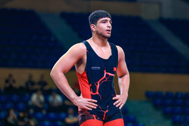 U17, U 17 Wrestling Asian Championships 92kg GR - Khasan Barzanievich Gasanov (KGZ)