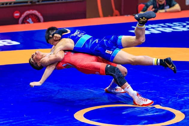 U17, U 17 Wrestling Asian Championships 51kg GR - Ahmad Mohammad Badraddini (IRI) df. Taku Shiba (JPN)