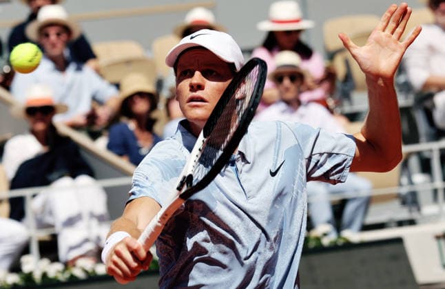 TENNIS - French Open 2026 PARIS,FRANCE,28.MAY.26 - TENNIS - ATP, Tennis Herren World Tour, French Open, Roland Garros, Grand Slam. Image shows Jannik Sinner (ITA).  GEPAxpictures xMatthiasxHauer