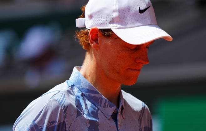 Jannik Sinner during his second round defeat French Open Tennis, Day Five, Tennis, Roland Garros, Paris, France - 28 May 2026Paris Roland Garros France EDITORIAL USE ONLY No use with unauthorised audio, video, data, fixture lists, club league logos or live services. Online in-match use limited to 120 images, no video emulation. No use in betting, games or single club league player publications.  Copyright: xJavierxGarcia Shutterstockx 16898263u