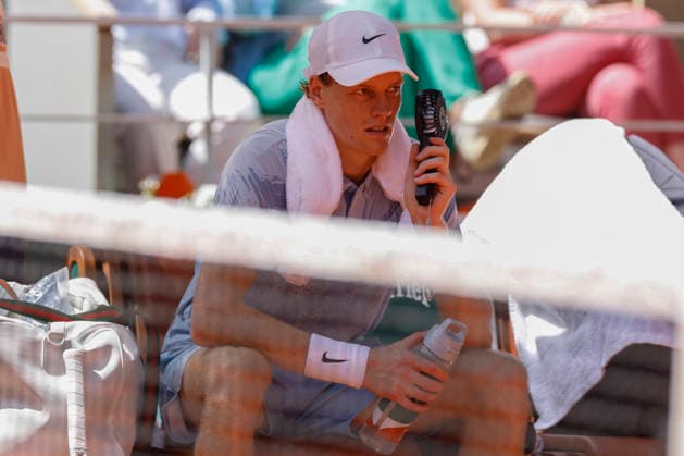 May 28, 2026, Paris, Paris, France: Jannik SINNER (ITA) during the tennis Grand Slam of Roland Garros 2026, at Roland Garros Stadium - on May 28 2026 .Paris - France Paris France - ZUMAb253 20260528_zsp_b253_102 Copyright: xLoicxBaratouxx
