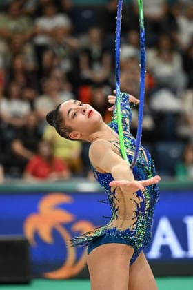IPA85139226 - RAFFAELI Sofia (ITA) during European Championships in Rhythmic gymnastics, Rhythmische Sportgymnastik, RSG Gymnastics in Varna, Bulgaria, May 28 2026  Copyright: xFilippoxTomasi IPAxSportx xx 85139226
