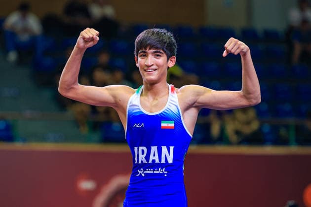U17, U 17 Wrestling Asian Championships 45kg GR - Armin Amin Esmaeili (IRI)