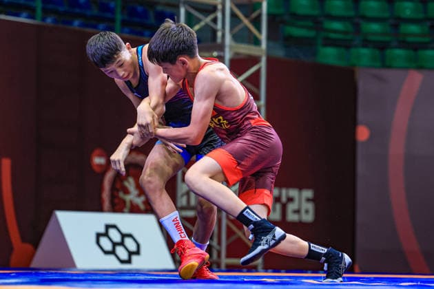 U17, U 17 Wrestling Asian Championships 45kg GR - Arsen Malikovich Asankulov (KGZ) df. Jiawudati Ye Erxiate (CHN)