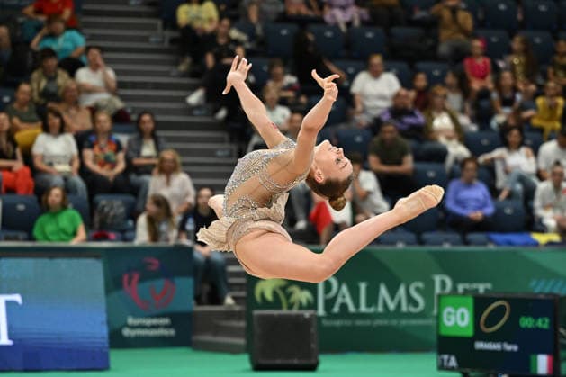 IPA85139233 - DRAGAS Tara (ITA) during European Championships in Rhythmic gymnastics, Rhythmische Sportgymnastik, RSG Gymnastics in Varna, Bulgaria, May 28 2026  Copyright: xFilippoxTomasi IPAxSportx xx 85139233