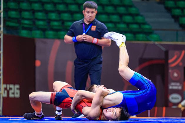 U17, U 17 Wrestling Asian Championships 51kg GR - Donghyeon Kim (KOR) df. Rejep Jorayev (TKM)
