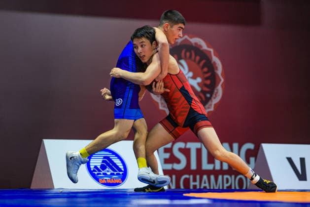 U17, U 17 Wrestling Asian Championships 51kg GR - Donghyeon Kim (KOR) df. Rejep Jorayev (TKM)