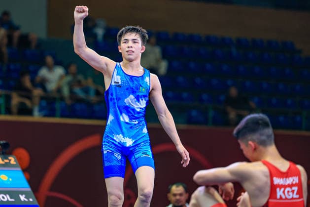 U17, U 17 Wrestling Asian Championships 51kg GR - Kuanyshbek Zhangazhol (KAZ) df. Arsen Maksatbekovich Sharapov (KGZ)