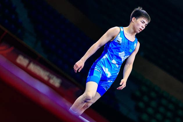 U17, U 17 Wrestling Asian Championships 51kg GR - Kuanyshbek Zhangazhol (KAZ)