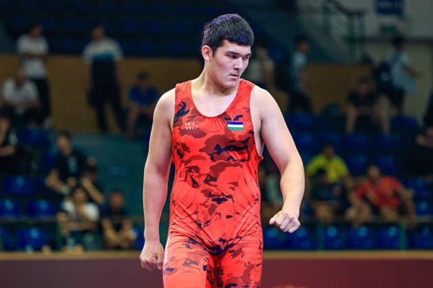 U17, U 17 Wrestling Asian Championships 110kg GR - Shokhjakhon Ilkhomov (UZB)