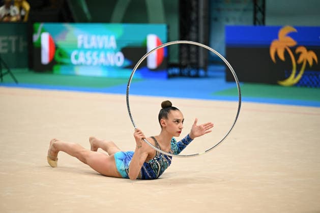 IPA85142527 - CASSANO Flavia (ITA) during European Championships in Rhythmic gymnastics, Rhythmische Sportgymnastik, RSG Gymnastics in Varna, Bulgaria, May 28 2026  Copyright: xFilippoxTomasi IPAxSportx xx 85142527