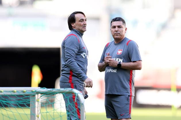 WROCLAW 28.05.2026 TRENING REPREZENTACJI POLSKI --- POLISH FOOTBALL national team, Nationalteam TRAINING SESSION JUAN IRIBARREN CESAR SANJUAN-SZKLARZ FOT. PIOTR KUCZA FOTOPYK NEWSPIX.PL --- newspix.pl POLAND OUT! 