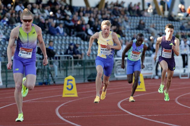 Trond Mohn Games 2026 Bergen 20260528 Hakon Moe Berg at the start of the 800 meters during the Trond Mohn Games athletics event at Fana Stadium in Bergen Photo Paul S Amundsen NTB Bergen Norway EDITORIAL USE ONLY RESTRICTED USE FOR BETTING COMPANIES  Copyright: xPaulxS.xAmundsenx xNTBx