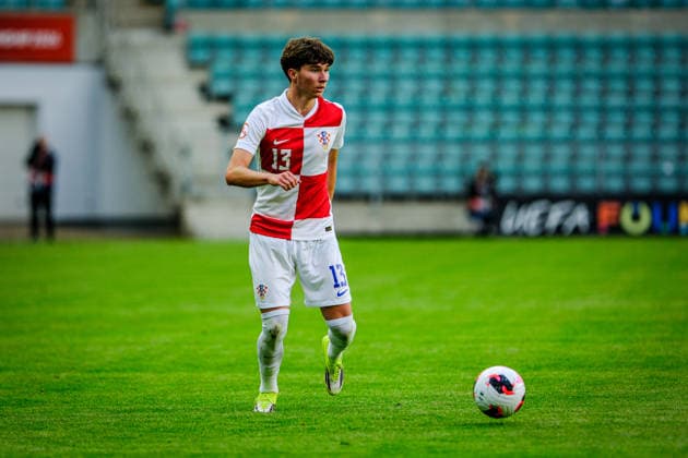 UEFA Under-17 European Championship, EM, Europameisterschaft Estonia 2026 Luka Posavec in action during the UEFA Under-17 European Championship Group-A match between Estonia U-17 vs Croatia U-17 national teams, Tallinn Estonia 28.05.2026 Tallinn A Le Coq Arena Estonia Copyright: xMaurixLevandix