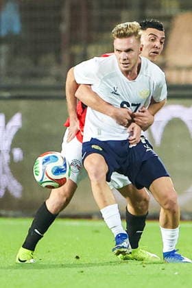 EGYPT, CAIRO - MAY 28, 2026: Russia s Maxim Glushenkov in action in a friendly football match between Egypt and Russia at the Cairo International Stadium. Peter Kovalev TASS  93144677