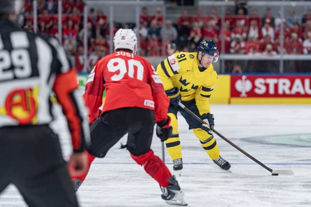 28 05 2026, Zurich, Swiss Life Arena, Ice hockey, Eishockey World Championships: Switzerland - Sweden, 91 Carl Grundstrom (Sweden) Zurich Swiss Life Arena Zurich Switzerland Copyright: xJustPictures.ch StefanxEmchx jp-de-StEm-DSC0004620260528