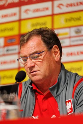 Jerzy Urban seen during official press conference, PK, Pressekonferenz of Poland National Football Team (Ernest Kolodziej Ball Raw Images) Wroclaw Tarczynski Arena Poland Copyright: xErnestxKolodziejx ernestkolodziej_poland_conference_2526_OL_4145