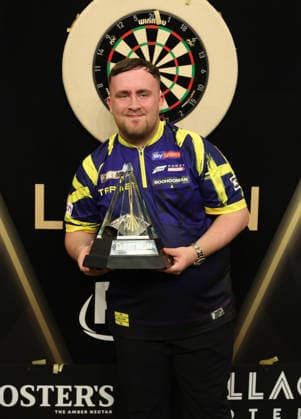 BetMGM Premier League Darts 28MAY26 Luke Littler during the BetMGM Premier League darts at the O2 Arena, London, UK on 28 May 2026. London O2 Arena London UK Editorial use only , Copyright: xChrisxSargeantx PSI-24296-0108