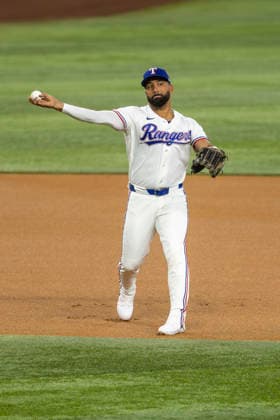 May 28, 2026, Arlington, Texas, USA: Texas Rangers shortstop EZEQUIEL DURAN (20) during a MLB, Baseball Herren, USA game between the Houston Astros and Texas Rangers at Globe Life Field. Houston wins 5-1. MLB 2026: Houston 5:1 Texas  - ZUMAf180 20260528_zsp_f180_027 Copyright: xMarkxFannx