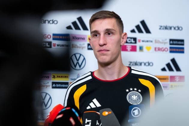 GER, Fußball Herren Nationalmannschaft Deutschland, Training, 28.05.2026, Adidas Homeground, Herzogenaurach, GER, Fußball Herren Nationalmannschaft Deutschland, Medienstunde, im Bild Nico Schlotterbeck (Deutschland, 15),