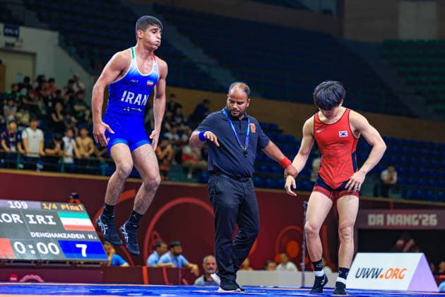 U17, U 17 Wrestling Asian Championships 65kg GR - Hamed Ali Dehghanzadeh (IRI) df. Gyuhyun Nam (KOR)