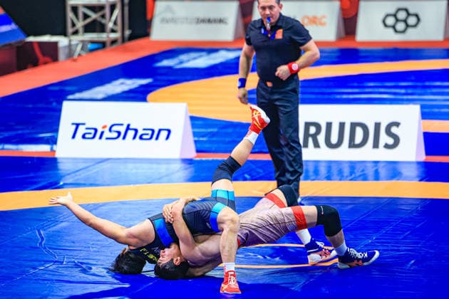 U17, U 17 Wrestling Asian Championships 80kg GR - Yujian Cheng (CHN) df. Muhammad Zainiddinzoda (TJK)