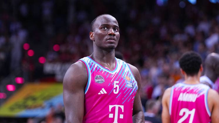 27.05.2026, xydrx, Basketball, easyCredit Basketball Bundesliga, Playoffs, Viertelfinale Spiel 5, Telekom Baskets Bonn - Fitness First Würzburg Baskets, Telekom Dome Bonn: Tylan Birts (Telekom Baskets Bonn, 5) Copyright: HMBxMedia YannisxDreimann