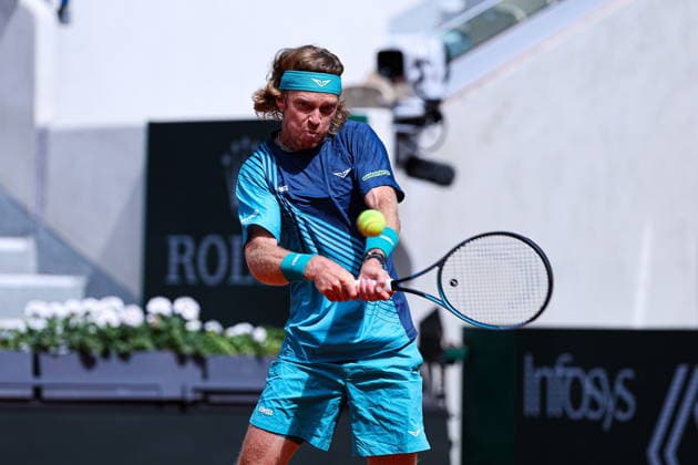 2026.05.29 Paryz Tenis French Open Roland Garros 2026 Nuno Borges - Andrey Rublev N z Andrey Rublev Foto Pawel Andrachiewicz PressFocus 2026.05.29 Paris Tennis - French Open Roland Garros 2026 Nuno Borges - Andrey Rublev Andrey Rublev Credit: Pawel Andrachiewicz PressFocus NEWSPIX.PL --- newspix.pl 