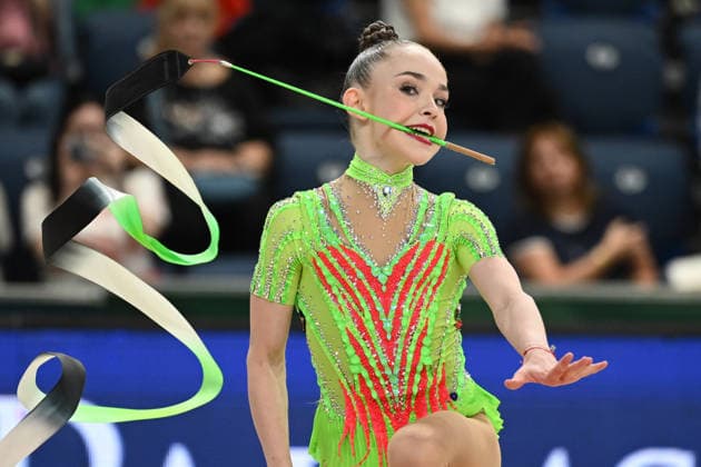IPA85155678 - NIKOLOVA Stiliana (BUL) during European Championships in Rhythmic gymnastics, Rhythmische Sportgymnastik, RSG Gymnastics in Varna, Bulgaria, May 29 2026  Copyright: xFilippoxTomasi IPAxSportx xx 85155678