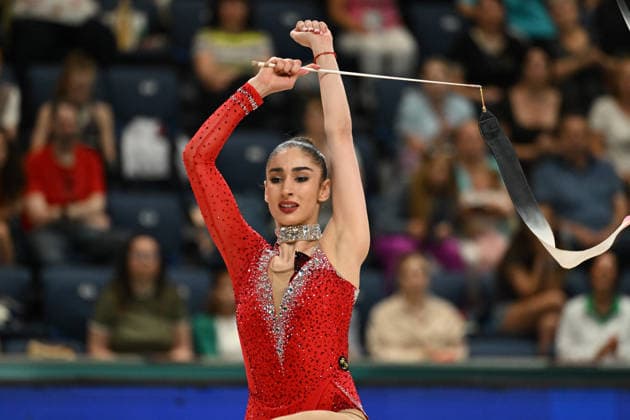 OTHER - Gymnastics - European Championships in Rhythmic gymnastics, Rhythmische Sportgymnastik, RSG Photo by IPA ABACAPRESS.COM85155643 - BREZALIEVA Eva (BUL) during European Championships in Rhythmic Gymnastics, Gymnastics in Varna, Bulgaria, May 29 2026 Varna Bulgaria  Copyright: xIPAxSport ABACAx