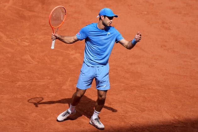2026-05-29 2026 French Open - Day Six PARIS, FRANCE - MAY 29: Nuno Borges of Portugal during Day Six of the 2026 French Open at Roland Garros on May 29, 2026 in Paris, France. (Photo by Marleen Fouchier BSR Agency) Paris France Content not available for redistribution in The Netherlands directly or indirectly through any third parties. Copyright: xBSRxAgencyx