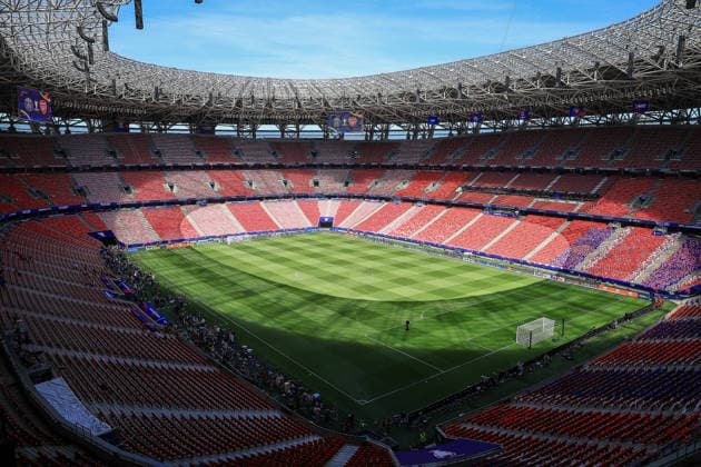 Paris Saint-Germain, Open Training Session Ground View of The Puskas ArÃ na before the open training session for Paris Saint-Germain ahead of the Champions League Cup Final at Puskas Arena Park, Budapest, Hungary on 29 May 2026. Budapest Puskas Arena Park Hungary Editorial use only , Copyright: xChrisxFoxwellx PSI-24345-0006
