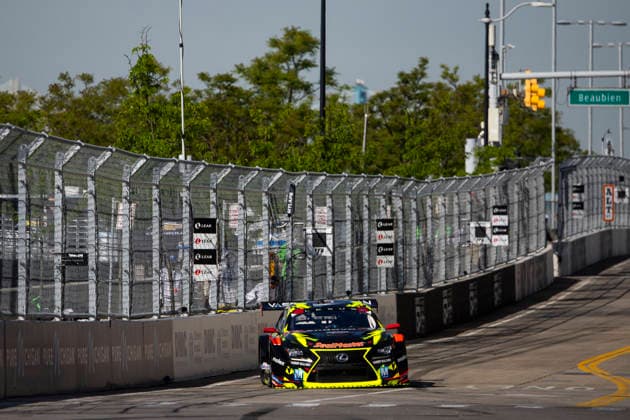 AUTO - IMSA - DETROIT SPORTS CAR CLASSIC 2026 14 HAWKSWORTH Jack (gbr), BARNICOAT Ben (gbr), Vasser Sullivan Racing, Lexus RC F GT3, action during the Chevrolet Detroit Sports Car Classic, 5th round of the 2026 2026 IMSA SportsCar Championship, on the Streets of Detroit, from May 29 to 31, 2026 in Detroit, Michigan, United States of America - DetroitUnited States Copyright: xJULIENxDELFOSSEx