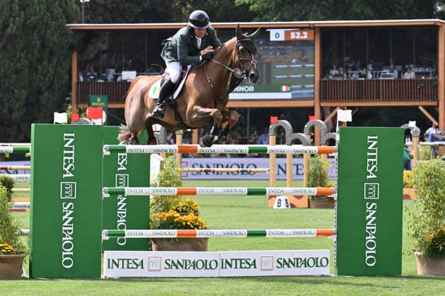 EQUITATION - International Equitation - Piazza di Siena - 93rd CSIO of Rome 2026 Photo by IPA ABACAPRESS.COM85163125 - Cian O CONNOR (IRL) and ULYSSES during the 93rd CSIO Roma 2026 Competition No. 5 - NATIONS CUP INTESA SANPAOLO Two rounds competition - h. 160 Prize Money: 220,000 Ä on May 29, 2026 at Piazza di Siena in Rome, Italy. Rome Italy  Copyright: xIPAxSport ABACAx