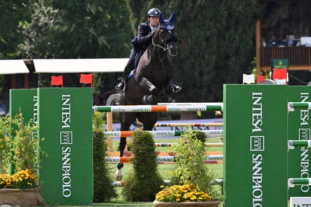 EQUITATION - International Equitation - Piazza di Siena - 93rd CSIO of Rome 2026 Photo by IPA ABACAPRESS.COM85163113 - Giampiero GAROFALO (ITA) and QUERIDO VAN T RUYTERSHOF during the 93rd CSIO Roma 2026 Competition n. 5 - NATIONS CUP INTESA SANPAOLO Two rounds competition - h. 160 Prize Money: 220,000 Ä on May 29, 2026 at Piazza di Siena in Rome, Italy. Rome Italy  Copyright: xIPAxSport ABACAx