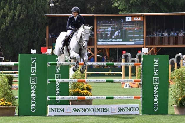 EQUITATION - International Equitation - Piazza di Siena - 93rd CSIO of Rome 2026 Photo by IPA ABACAPRESS.COM85163117 - Wilma MCMAHON (SWE) and CICCI BJN during the 93rd CSIO Roma 2026 Competition No. 5 - NATIONS CUP INTESA SANPAOLO Two rounds competition - h. 160 Prize Money: 220,000 Ä on May 29, 2026 at Piazza di Siena in Rome, Italy. Rome Italy  Copyright: xIPAxSport ABACAx