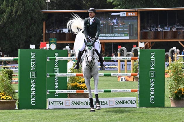 EQUITATION - International Equitation - Piazza di Siena - 93rd CSIO of Rome 2026 Photo by IPA ABACAPRESS.COM85163129 - Luiz Felipe CORTIZO GONCALVES DE AZEVEDO FILHO (BRA) and SIERRA DU PIEDROUX Z during the 93rd CSIO Roma 2026 Competition No. 5 - NATIONS CUP INTESA SANPAOLO Two rounds competition - h. 160 Prize Money: 220,000 Ä on May 29, 2026 at Piazza di Siena in Rome, Italy. Rome Italy  Copyright: xIPAxSport ABACAx