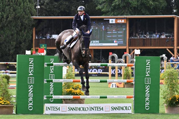 EQUITATION - International Equitation - Piazza di Siena - 93rd CSIO of Rome 2026 Photo by IPA ABACAPRESS.COM85163143 - Nicolas SERS (FRA) and LEVEN DE RIVERLAND during the 93rd CSIO Roma 2026 Competition No. 5 - NATIONS CUP INTESA SANPAOLO Two rounds competition - h. 160 Prize Money: 220,000 Ä on May 29, 2026 at Piazza di Siena in Rome, Italy. Rome Italy  Copyright: xIPAxSport ABACAx