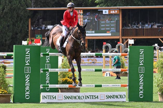 EQUITATION - International Equitation - Piazza di Siena - 93rd CSIO of Rome 2026 Photo by IPA ABACAPRESS.COM85163138 - Jorne SPREHE (GER) and TOYS during the 93rd CSIO Roma 2026 Competition No. 5 - NATIONS CUP INTESA SANPAOLO Two rounds competition - h. 160 Prize Money: 220,000 Ä on May 29, 2026 at Piazza di Siena in Rome, Italy. Rome Italy  Copyright: xIPAxSport ABACAx